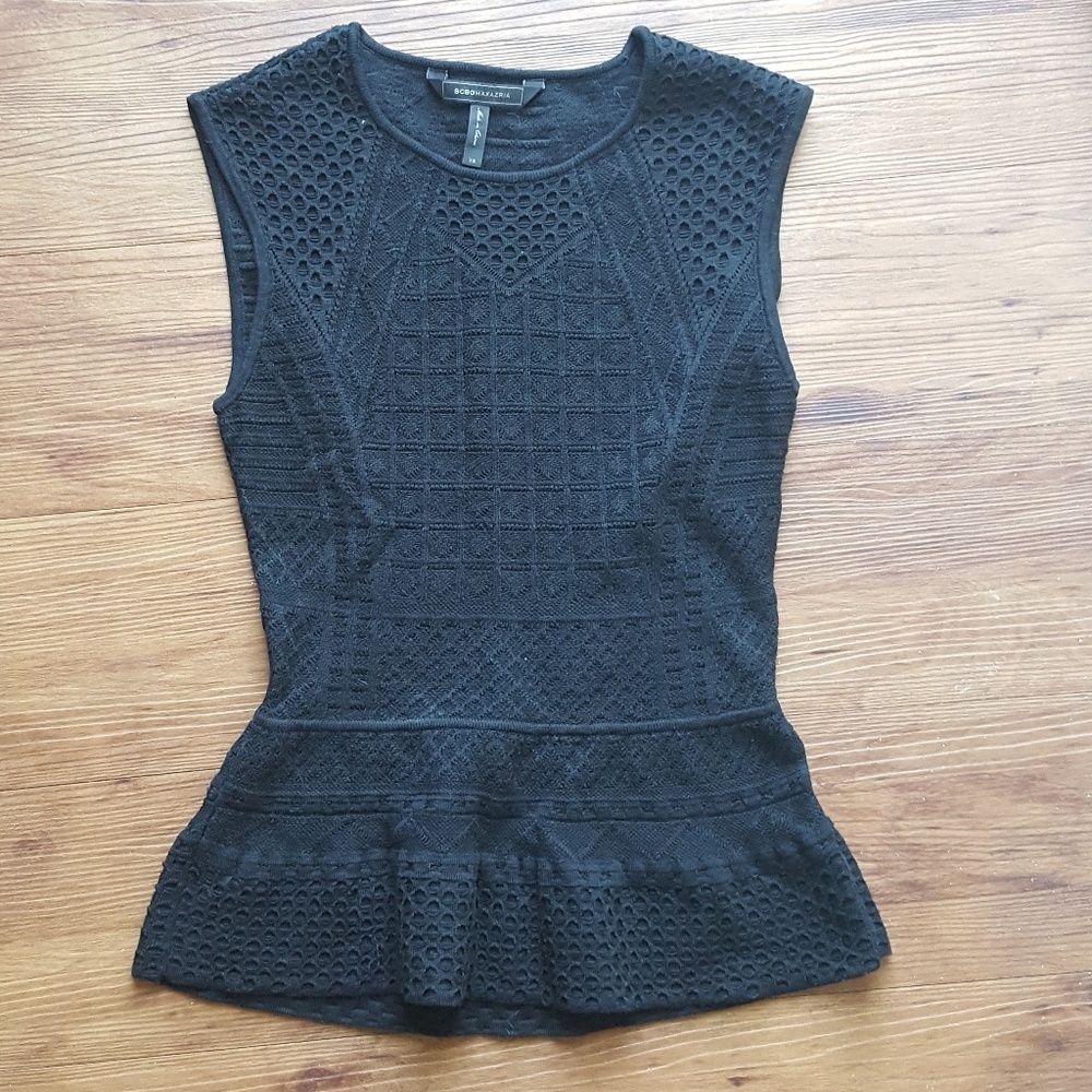 BCBGMAXAZRIA Pepulum Top